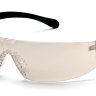 Профессиональные баллистические стрелковые очки начального уровня с зеркально-серыми линзами  Pyramex - Provoq S7280S - противоосколочные защитные очки